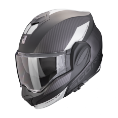 Moto přilba SCORPION EXO-TECH EVO TEAM matná černo/stříbrná