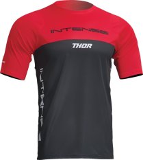 Cyklistický dres s krátkým rukávem Thor Int Ss Censis R/B černo/červené