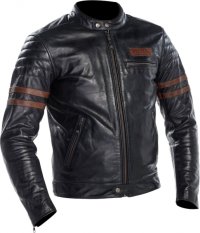 Moto bunda RICHA CURTISS tmavě zelená - nadměrná velikost