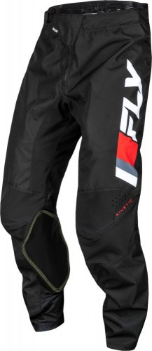 kalhoty KINETIC PRIX, FLY RACING - USA (červená/šedá/bílá)