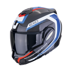 Moto přilba SCORPION EXO-TECH EVO CARBON COSY černo/modro/červená