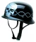 Moto helma RK-304 lebka s ostnatým drátem