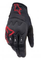 rukavice TECHDURA, ALPINESTARS (černá/červená) 2024
