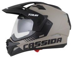 přilba Tour 2.0 Dual, CASSIDA (písková matná/černá, plexi s přípravou pro Pinlock) 2025