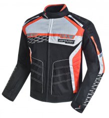 Pánská textilní moto bunda SPARK MIZZEN, červená