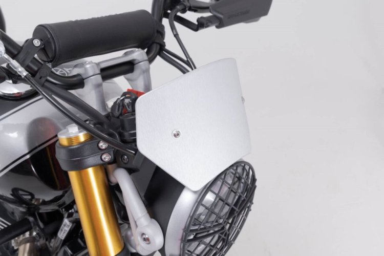 Čelní sklo Triumph Scrambler 400 X (23-) - stříbrné