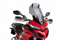 PUIG Větrný štít Touring + deflektor Ducati Multistrada 1200/1260/S (15-21)