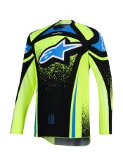 dres TECHSTAR NOMUR, ALPINESTARS (tmavě modrá/žlutá fluo/modrá) 2026
