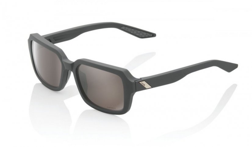 sluneční brýle RIDELEY Soft Tact Cool Grey, 100% - USA (HIPER stříbrné sklo)