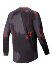 dres RACER HOLLOW, ALPINESTARS (šedá camo/oranžová fluo) 2025