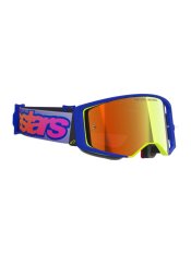 Brýle SUPERTECH VISION VISTA, ALPINESTARS (modrá/žlutá/fialová, zrcadlové červené plexi) 2026