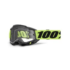 ACCURI 2, 100% Enduro Moto brýle žluté, čiré Dual plexi