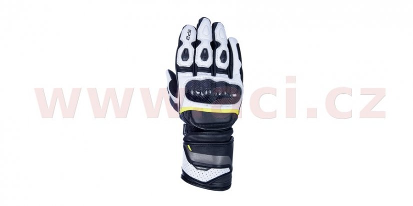 rukavice RP-2 2.0, OXFORD (černé/bílé/žluté fluo)