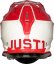 Moto přilba JUST1 J18 PULSAR matná červeno/bílá