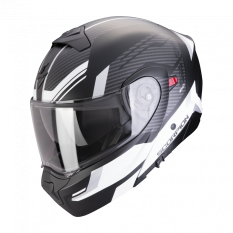 Moto přilba SCORPION EXO-930 EVO SIKON matná černo/stříbrno/bílá