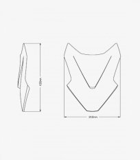 Plexi štít PUIG 20578W V-TECH LINE SPORT průhledná