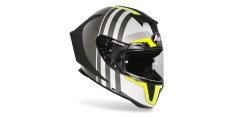 Přilba GP 550 S SKYLINE, AIROH (bílá/černá/fluo-matná)
