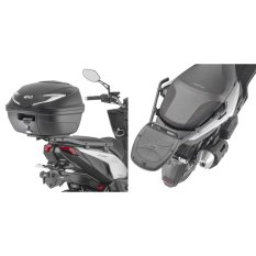 SR6123 specifický nosič horního kufru Kymco KRV 200 (23-25) pro kufry MONOLOCK, bez plotny