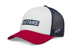 kšiltovka CLARIFIED FOAMER, ALPINESTARS (bílá/červená)