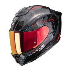 Moto přilba SCORPION EXO-1500 CARBON AIR MUNDI černo/červená