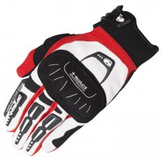 Motocrossové rukavice Held BACKFLIP bílá/červená