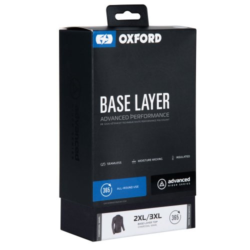 termoprádlo s dlouhým rukávem ADVANCED BASE LAYER, OXFORD ADVANCED (šedé/černé)