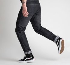 Moto kalhoty BROGER OHIO jeans washed black