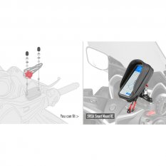 02VKIT - specifická montážní sada pro S903A/S904B Smart Mount RC (zvolte dle motocyklu viz popis)