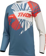 Dres cross enduro dámský THOR Sector Split Jersey modro/bílé
