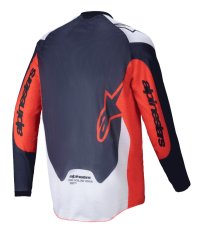 dres PRO-DURA, ALPINESTARS (modrá/oranžová/bílá) 2025