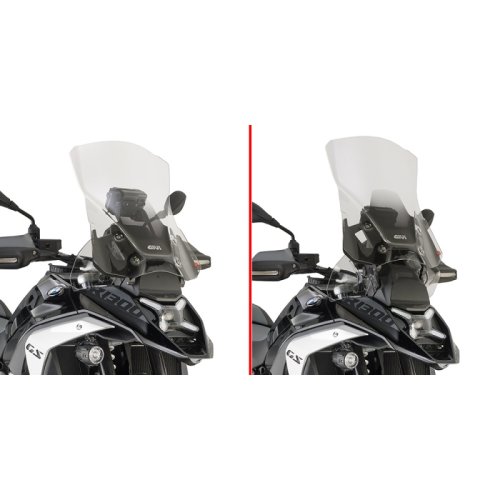 D5144ST plexi čiré BMW R 1300 GS (24), vxš650x540 mm, nelze montovat s radarem, o 310 mm vyšší