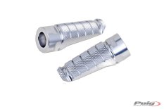 Stupačky bez adaptérů PUIG 6301P RACING stříbrná