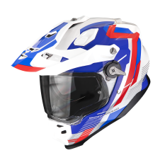 Moto přilba SCORPION ADF-9000 AIR PATROL bílo/modro/červená