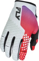 Rukavice KINETIC, FLY RACING - USA 2026 (šedá/červená/fialová/černá)