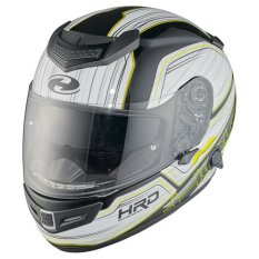 Held BRAVE 2 sportovní helma se sluneční clonou bílá/fluo-žlutá