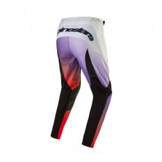 kalhoty FLUID LUCENT, ALPINESTARS (bílá/fialová/červená/žlutá fluo/černá) 2024