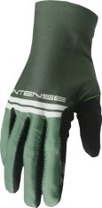 Cyklistické pánské rukavice THOR Intense Assist Censis Gloves černo/zelené