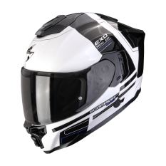 Moto přilba SCORPION EXO-1500 AIR DUAL bílo/černo/modrá