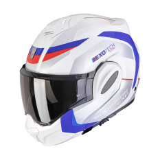 Moto přilba SCORPION EXO-TECH EVO PRO ACUTI bílo/modro/červená