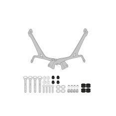 A9053A montážní sada pro plexi 9053A pro Royal Enfield Meteor 350 (21-25)