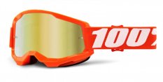 STRATA 2 100% - USA , brýle Orange - zrcadlové zlaté plexi