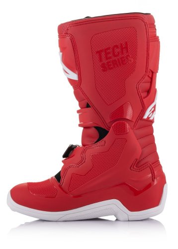 boty TECH 7 S, ALPINESTARS, dětské (červená) 2023