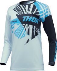 Dres cross enduro dámský THOR Sector Split Jersey bílo/modré/černé