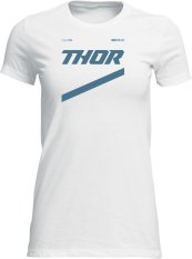 Dámské tričko s krátkým rukávem Thor MX Brave bílé