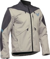 Bunda na motorku THOR Terrain Jacket pískově bílá