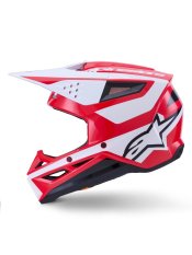 Přilba S-M3 HEAT, ALPINESTARS (červená/bílá/černá) 2026
