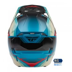 přilba FORMULA CP, FLY RACING - USA (černá/šedá/tyrkysová)