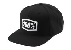 kšiltovka 100% - ICON Snapback dětská černá (vel. UNI)