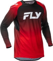 Dres EVOLUTION, FLY RACING - USA 2026 (červená/černá/bílá)