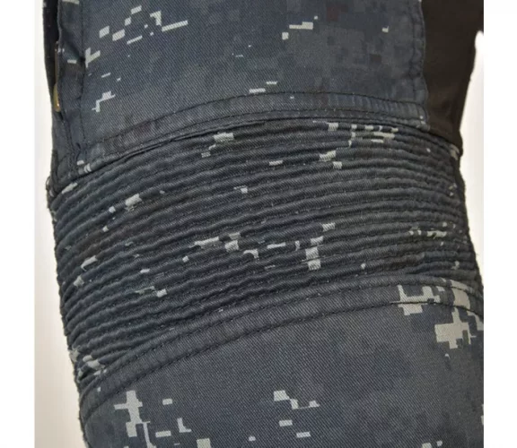 Kevlarové kalhoty na moto Trilobite 661 Parado blue digi camo (prodloužené)